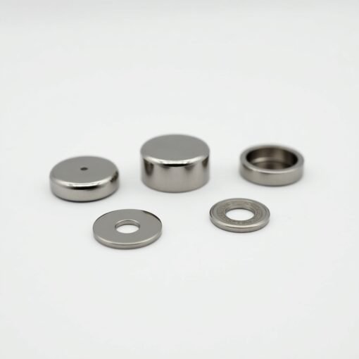 CR2032 Coin Cell Case (Negative Case, Cone Spring, Spacer, Positive Case), Materials: 316SS - Image 2