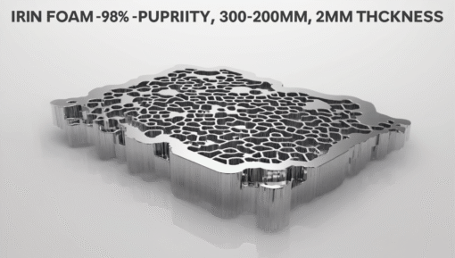 Iron Foam for Battery and Supercapacitor Research, 98% Purity, 300×200 mm, 2 mm Thickness - Image 5