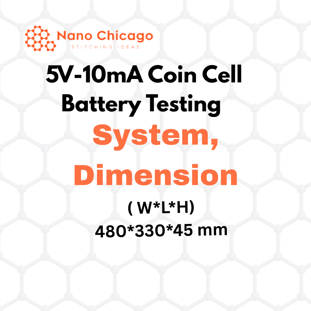 5V-10mA Coin Cell Battery Testing System, Dimension ( W*L*H) : 480*330*45 mm