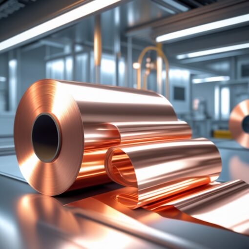 High-Performance Copper Foil Rolls for Lithium Ion Battery, Size: 25 µm - Image 2