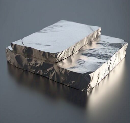 Platinum Foil, Purity 99.95%, Thickness: 0.5mm, 1x1 cm
