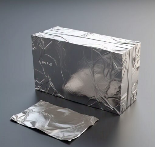 Platinum Foil, Purity 99.95%, Thickness: 1 mm, 5x5 cm - Image 2