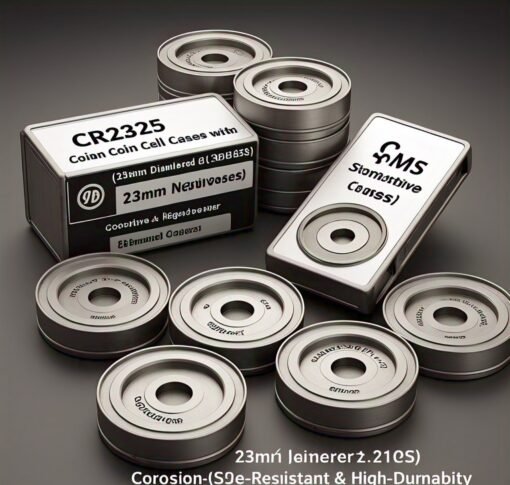 CR2325 Coin Cell Cases with 316SS (Positive+Negative Cases), Diameter: 23 mm, Height : 2.5 mm