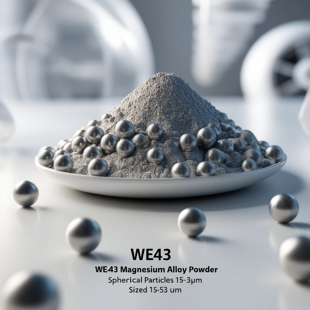 WE43 Magnesium Alloy Average Particle Size: 15-53 um, Spherical
