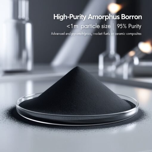 Boron (B) Micron Powder, Purity: 95+%, Size: < 1 µm, Amorphous
