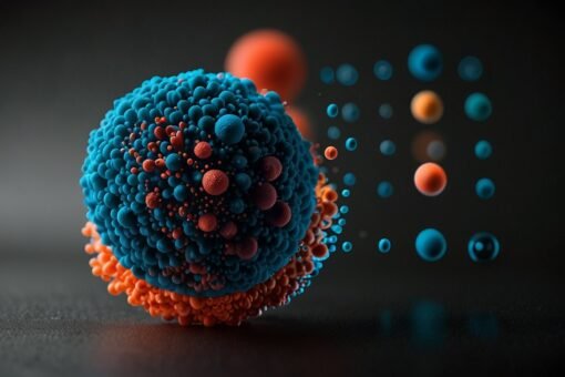 Quantum Dots Magnetic Microspheres 615 nm