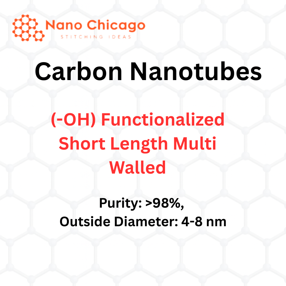 (-OH) Functionalized Short Length Multi Walled Carbon Nanotubes, Purity: >98%, Outside Diameter: 4-8 nm