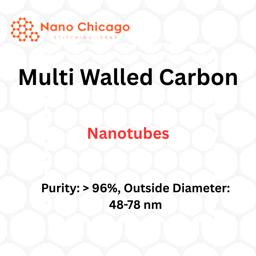 Multi Walled Carbon Nanotubes, Purity: > 96%, Outside Diameter: 48-78 nm