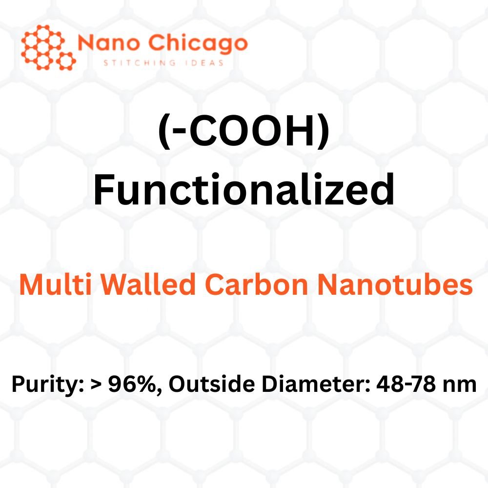(-COOH) Functionalized Multi Walled Carbon Nanotubes, Purity: > 96%, Outside Diameter: 48-78 nm
