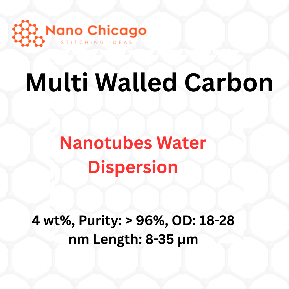 Multi Walled Carbon Nanotubes Water Dispersion, 4 wt%, Purity: > 96%, OD: 18-28 nm, Length: 8-35 µm