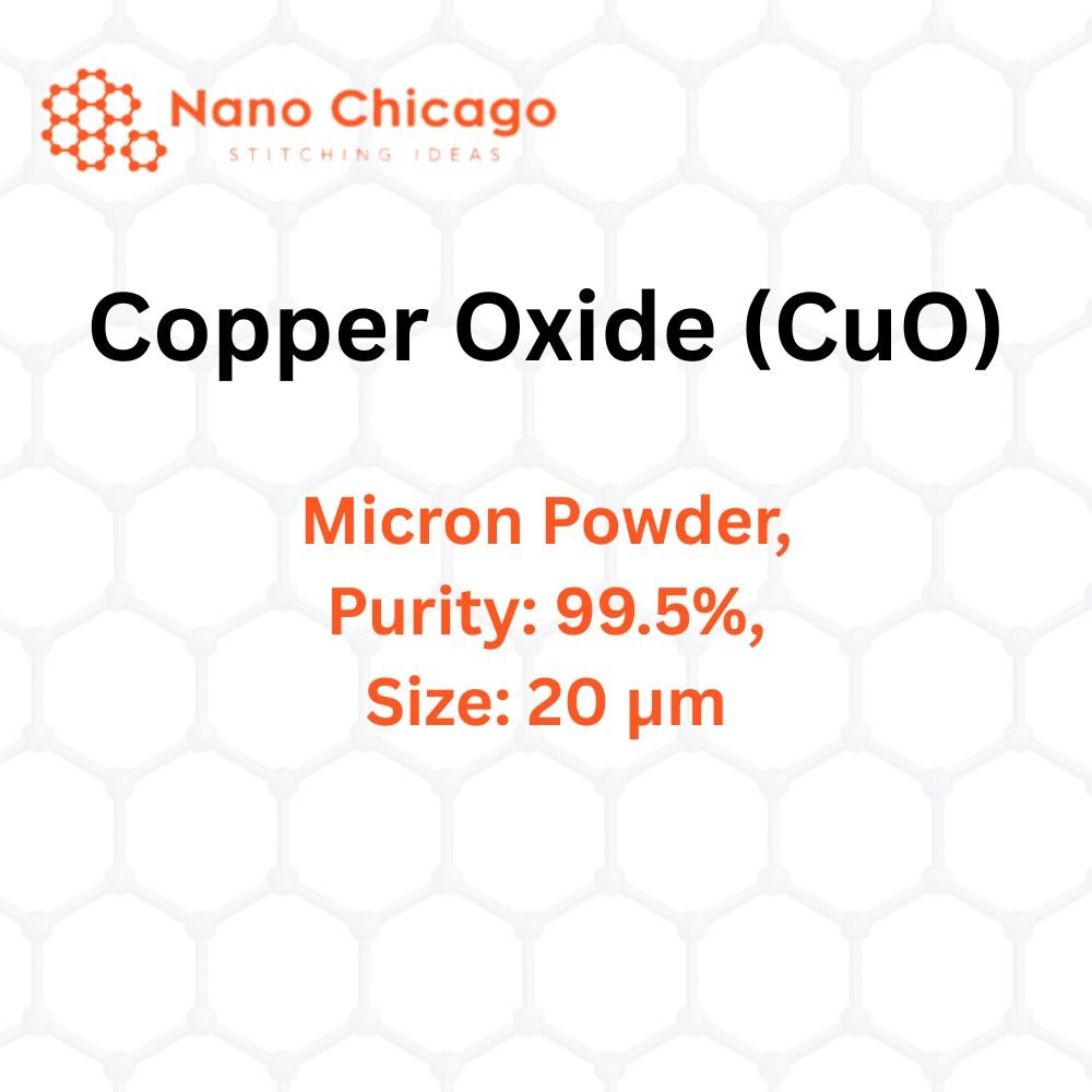 Copper Oxide (CuO) Micron Powder, Purity: 99.5%, Size: 20 µm