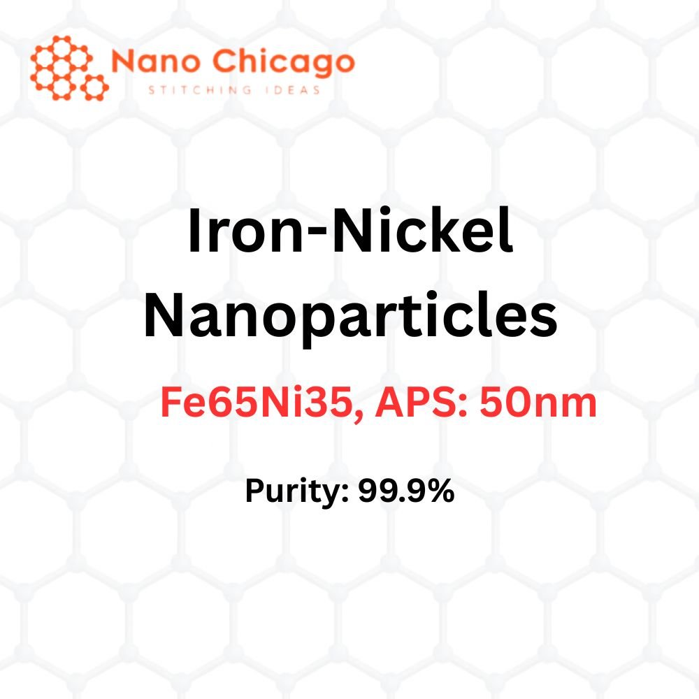 Iron-Nickel Nanoparticles, Fe65Ni35, APS: 50nm, Purity: 99.9%