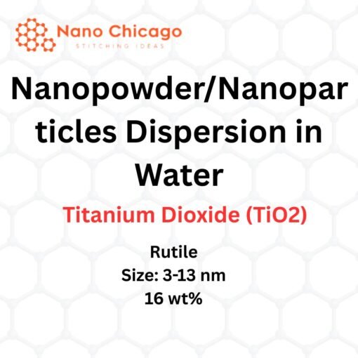 Titanium Dioxide (TiO2) Nanopowder/Nanoparticles Dispersion in Water ...