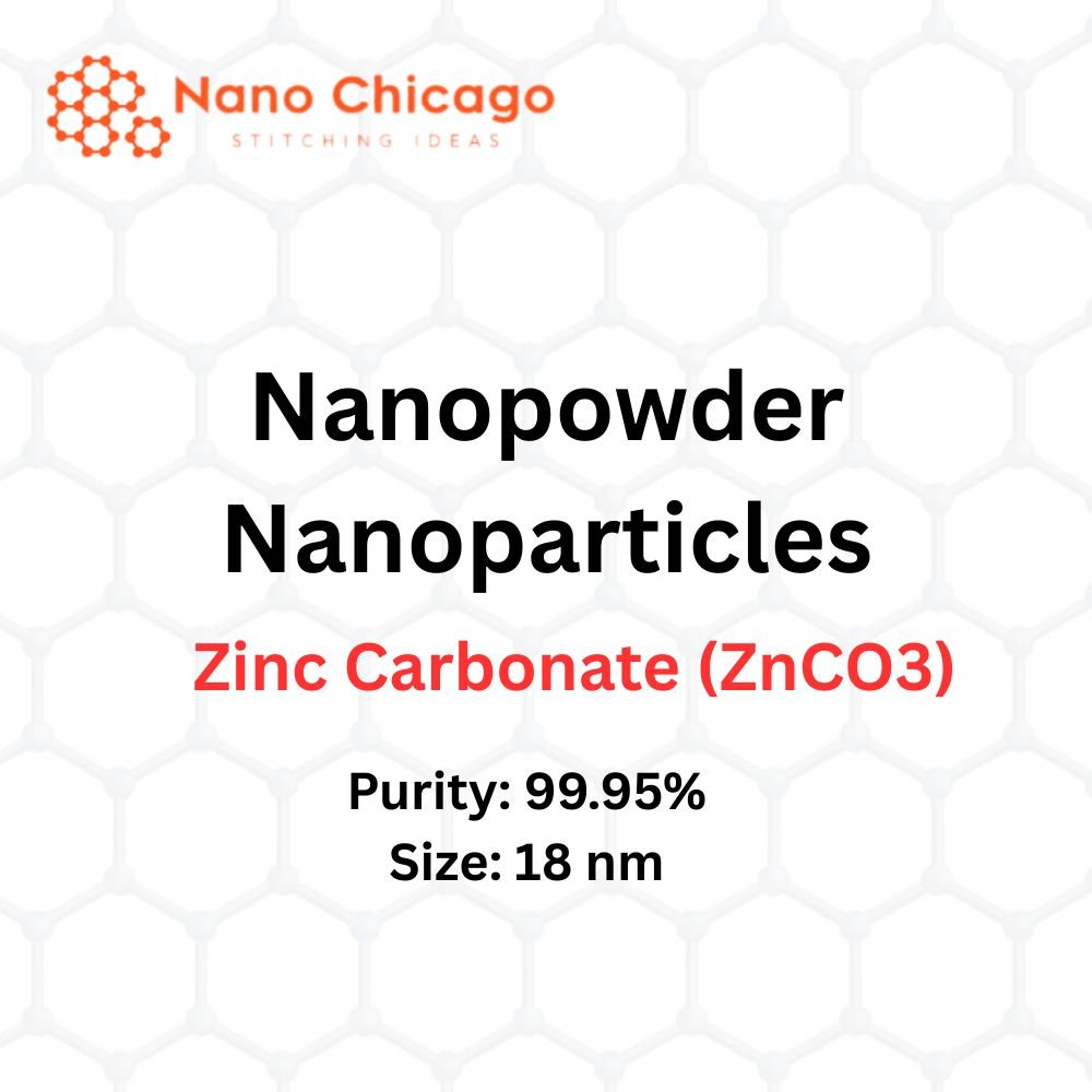 Zinc Carbonate (ZnCO3) Nanopowder/Nanoparticles, Purity: 99.95%, Size: 18 nm