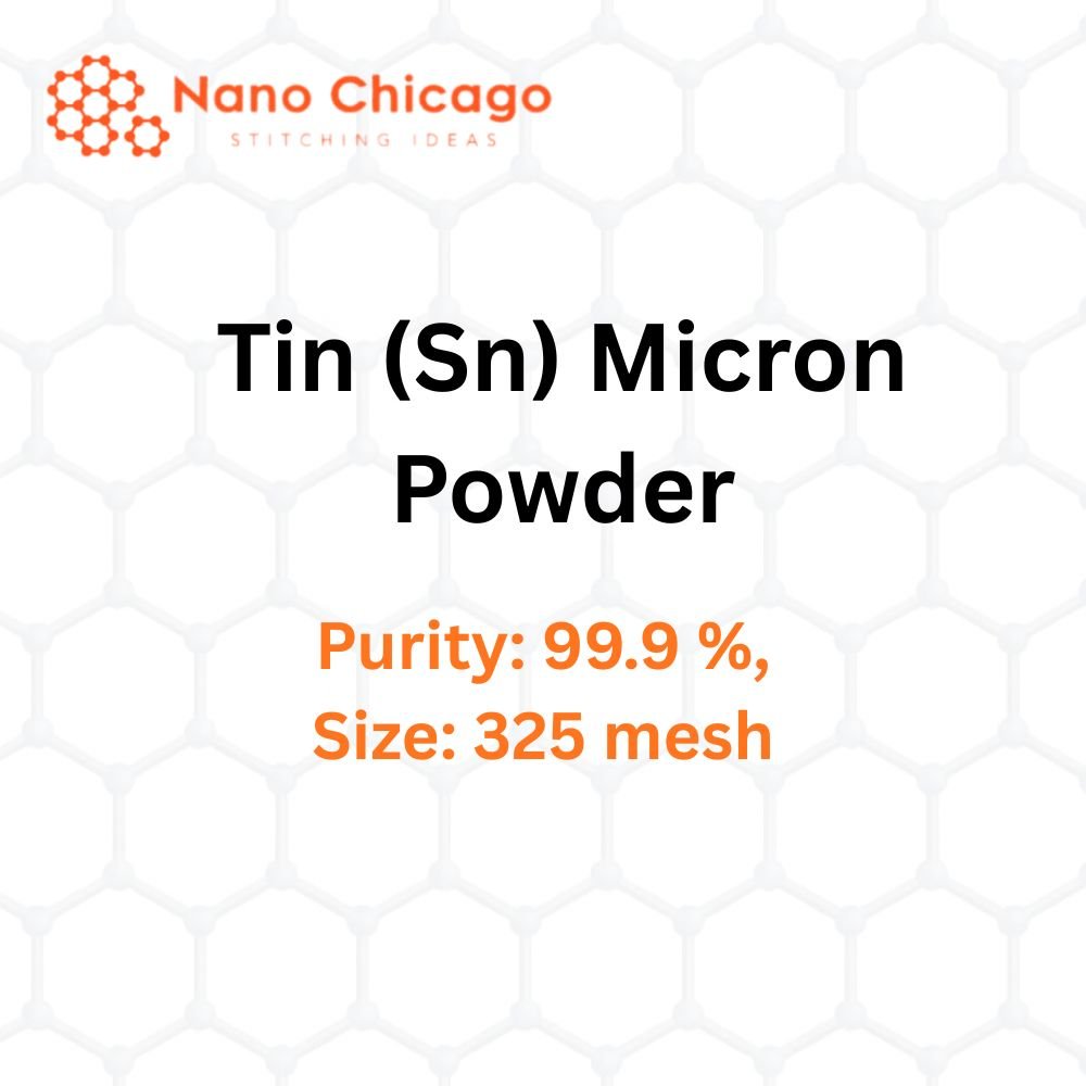 Tin (Sn) Micron Powder, Purity: 99.9 %, Size: 325 mesh