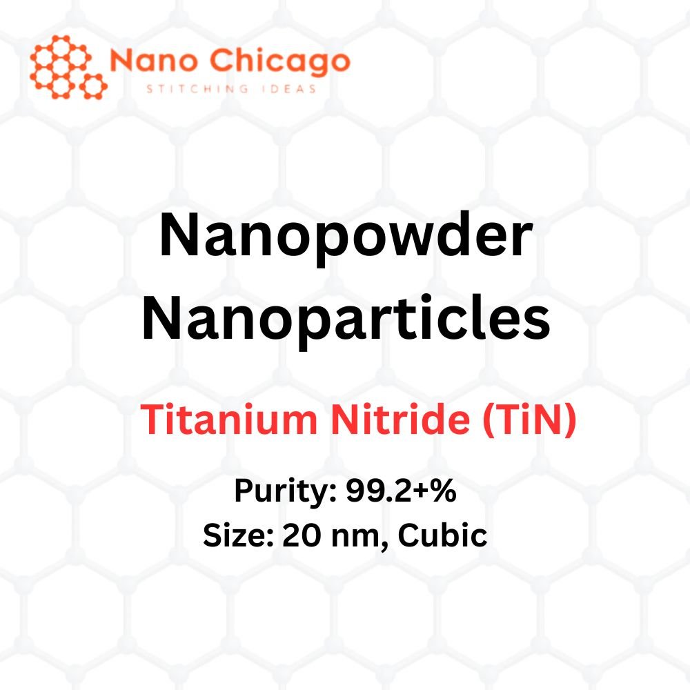 Titanium Nitride (TiN) Nanopowder/Nanoparticles, Purity: 99.2+%, Size: 20 nm, Cubic