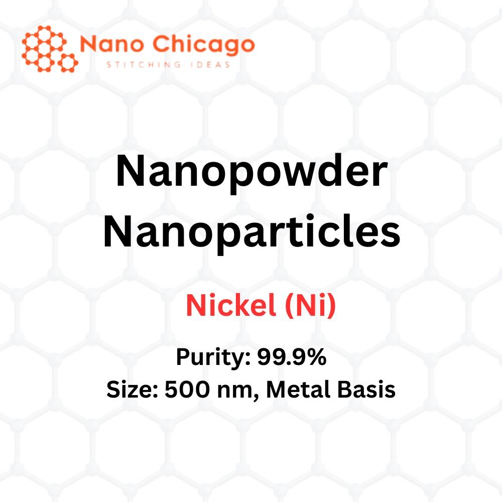 Nickel (Ni) Nanopowder/Nanoparticles, Purity: 99.9%, Size: 500 nm, Metal Basis