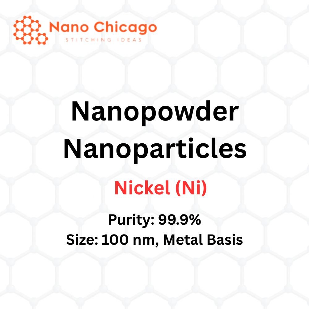Nickel (Ni) Nanopowder/Nanoparticles, Purity: 99.9%, Size: 100 nm, Metal Basis