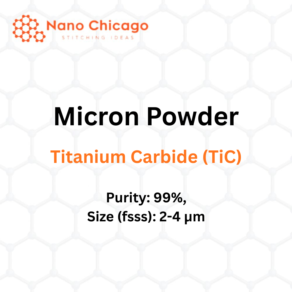 Titanium Carbide (TiC) Micron Powder, Purity: 99%, Size (fsss): 2-4 µm