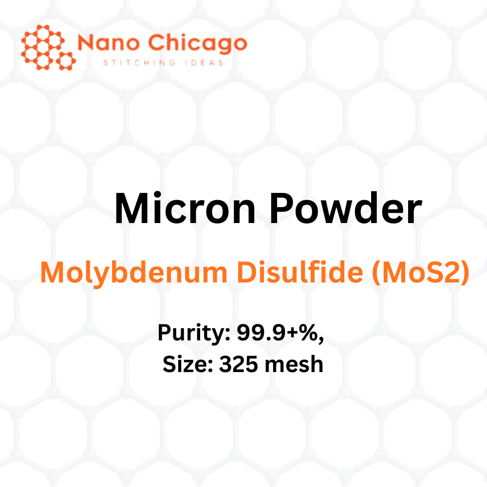 Molybdenum Disulfide (MoS2) Micron Powder, Purity: 99.9+%, Size: 325 mesh
