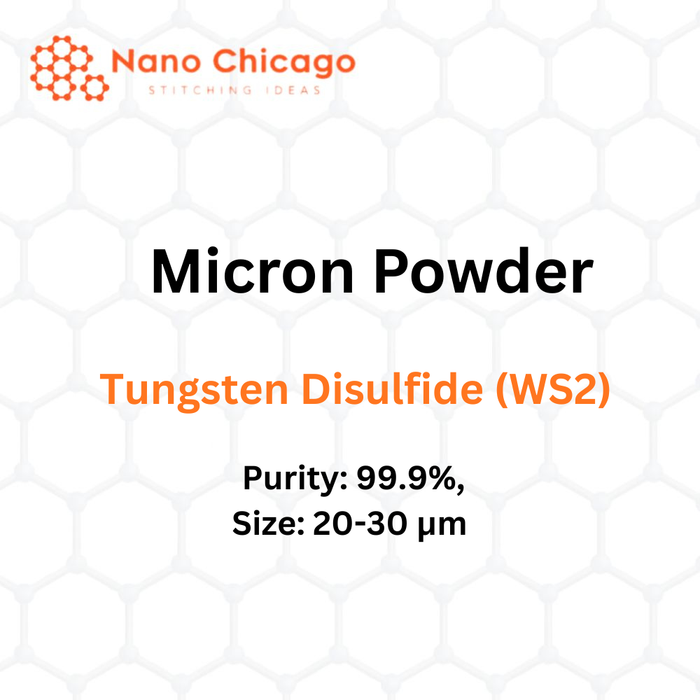 Tungsten Disulfide (WS2) Micron Powder, Purity: 99.9%, Size: 20-30 µm