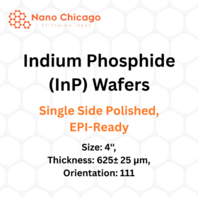 Indium Phosphide (InP) Wafers, Size: 4”, Thickness: 625± 25 μm ...