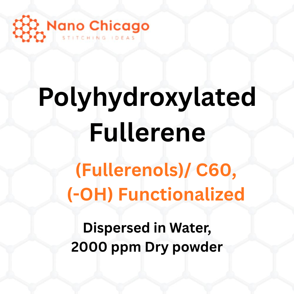 Polyhydroxylated Fullerene (Fullerenols)/ C60, (-OH) Functionalized, Dispersed in Water, 2000 ppm Dry powder